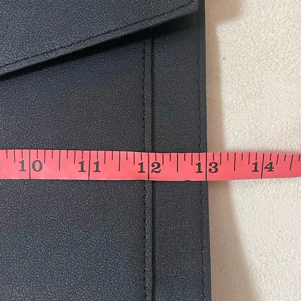 Glass Ladder & Co The Megan Clutch Black Organizer Career Travel